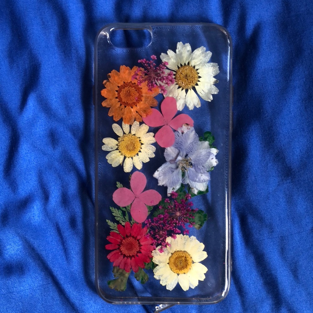 Real flowers floral iPhone 6/6s case